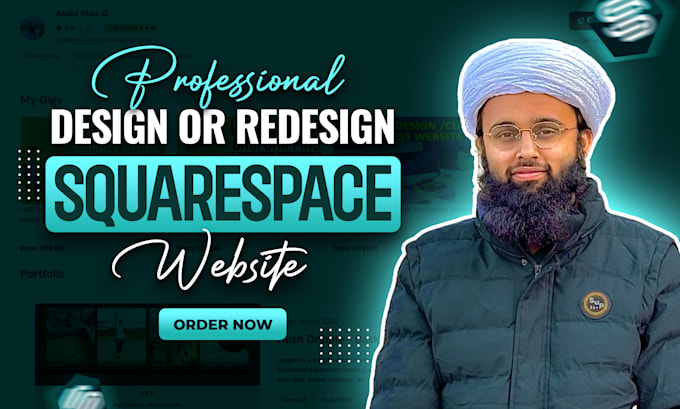 design or redesign squarespace website, build squarespace website development