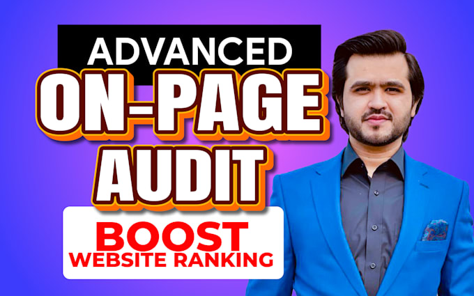 do an advanced on page SEO audit within 24 hours