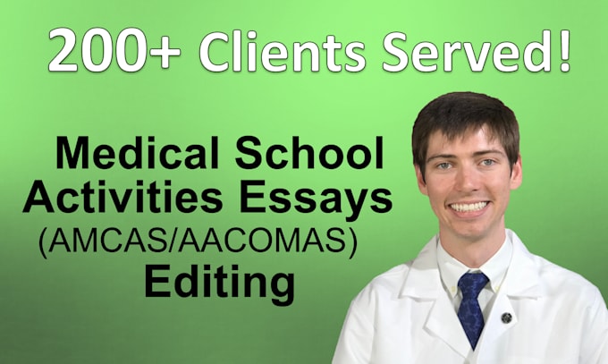 edit your medical school activities essays