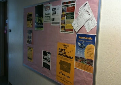 post your 1 page advertisement on my building bulletin board