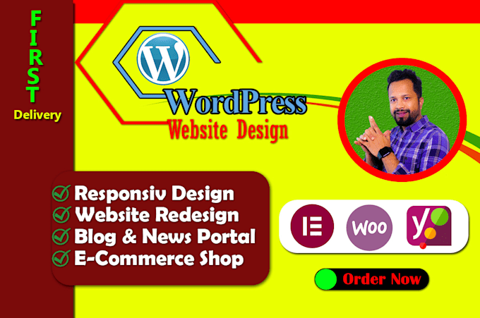 design professional responsive wordpress website for you