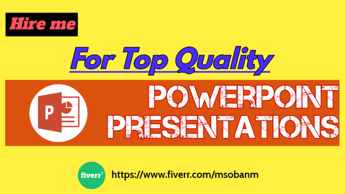I will create amazing powerpoint presentations on any topic