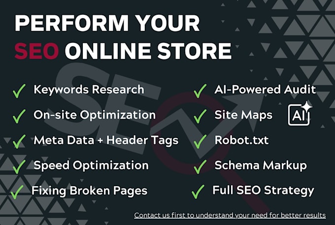 perform your technical SEO online store