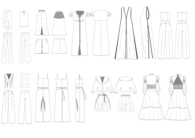 design a fashion collection for women, men, kidswer