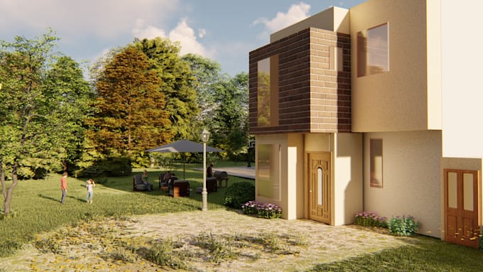 create realist 3d architectural animation