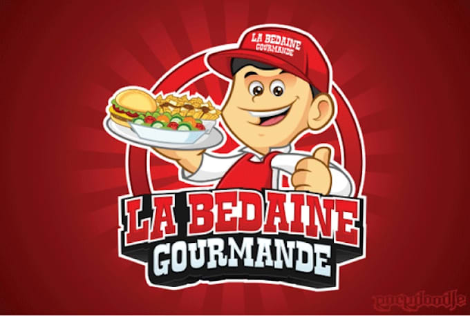 design a mascot cartoon logo wordmark and pictorial mark