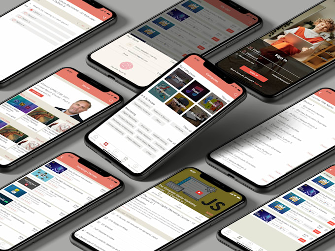 mobile app UI UX design, website UI UX design app in figma
