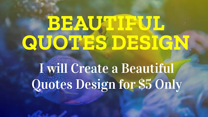 Design beautiful quotes graphics by Josejrgardiola | Fiverr