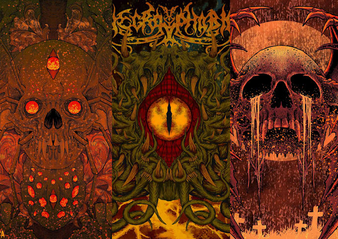 draw album artwork and poster illustration for you