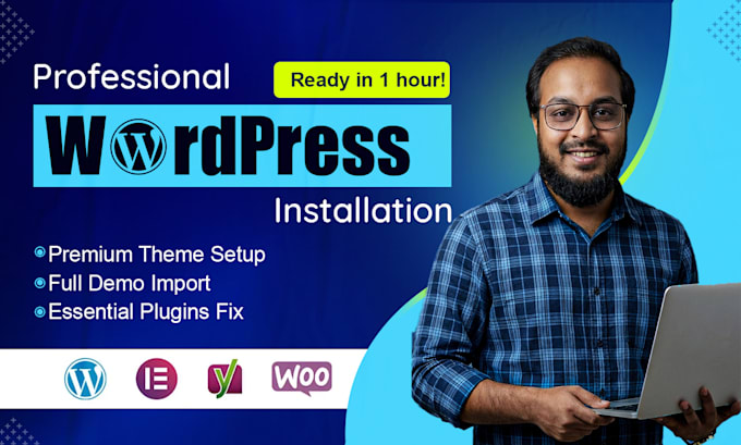 install wordpress theme exactly as demo and do complete customization