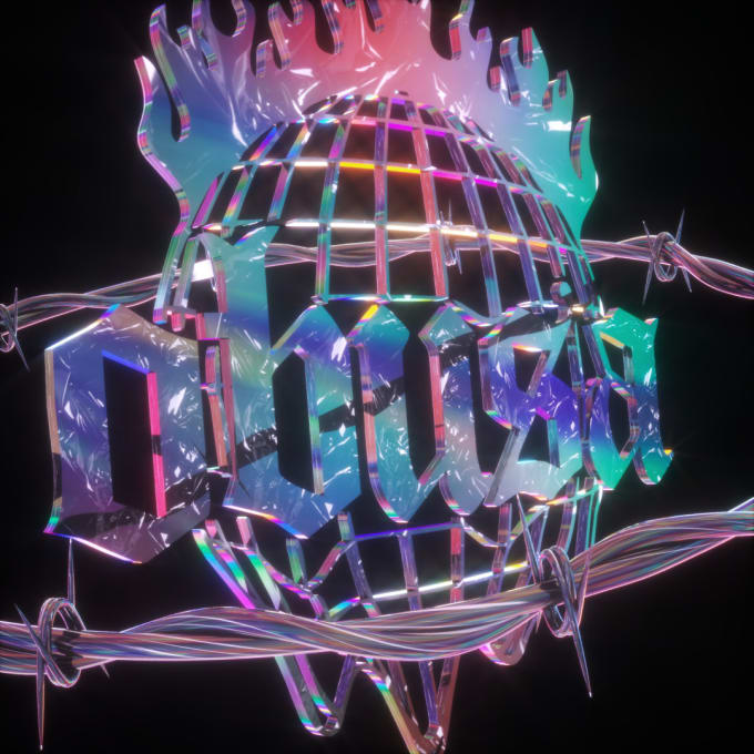 Make Chrome Hologram Your Logo With Cinema 4D