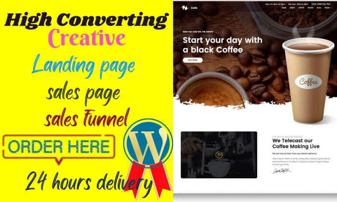 do responsive sales funnel, clickfunnels landing page or sales page design