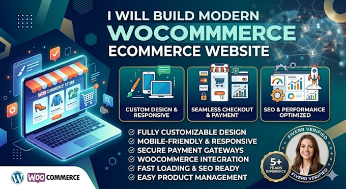 build modern woocommerce ecommerce website