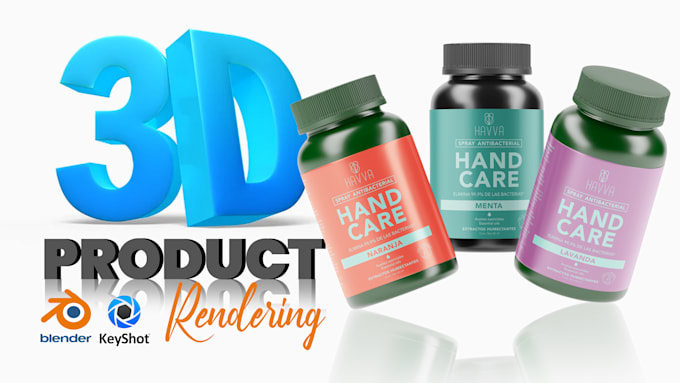 create 3d product renders for amazon, shopify, and ecommerce