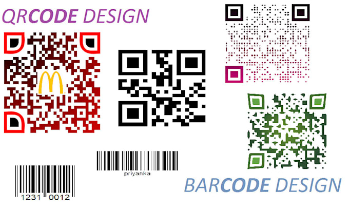 Create custom qr code with your logo by Priyanka_v | Fiverr