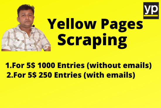 do yellow pages scraping to get business leads