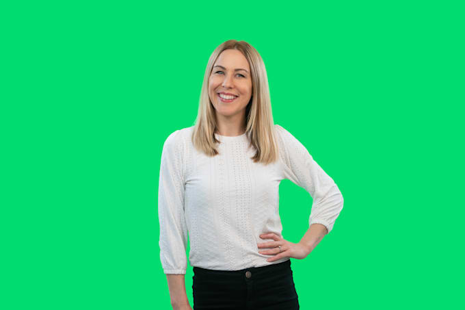 film your british spokesperson video on green screen in 4k