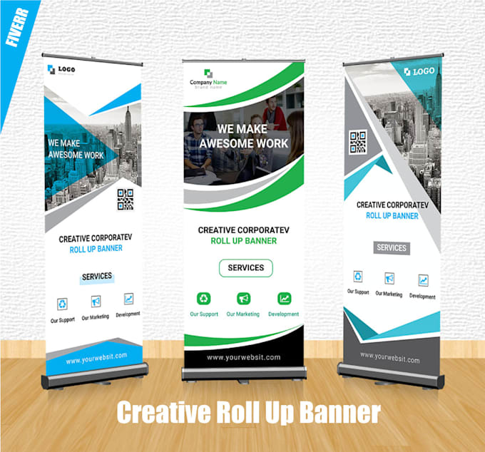 professional roll up banner design
