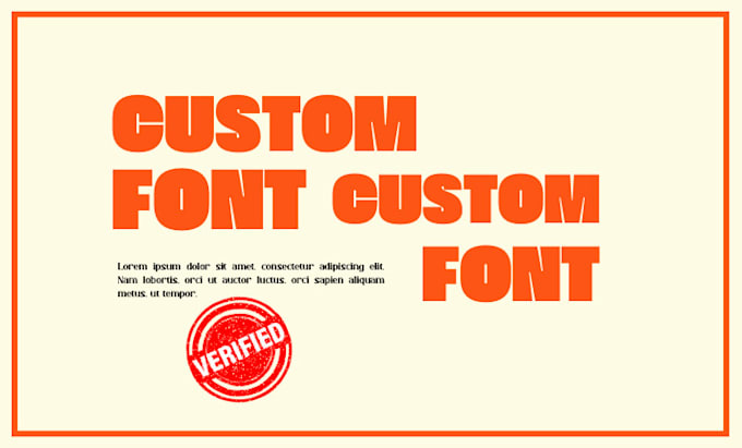 create custom font from your idea