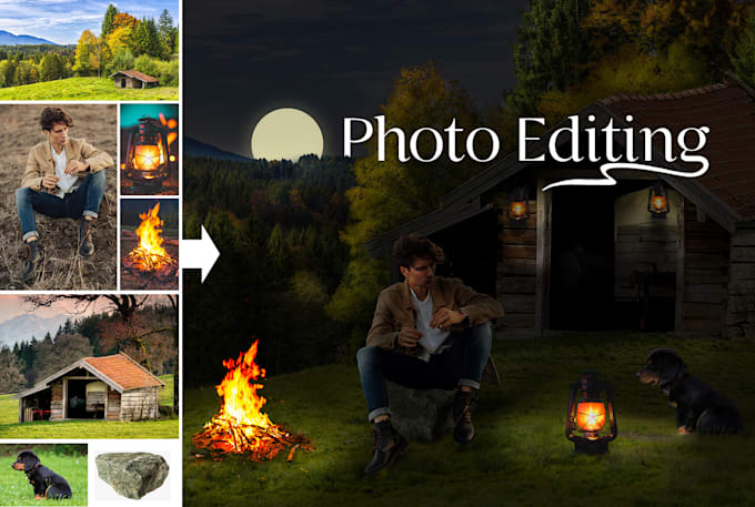 professional photo restoration, background removal, retouching and enhancement