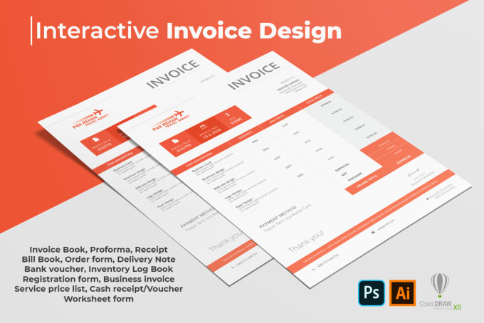 Create Professional Invoice Receipt Book Bill Book Design By Kaleemiqbal101 Or, you can design your photo book from scratch. create professional invoice receipt