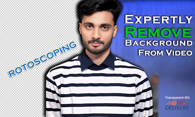 expertly remove background from video, rotoscoping
