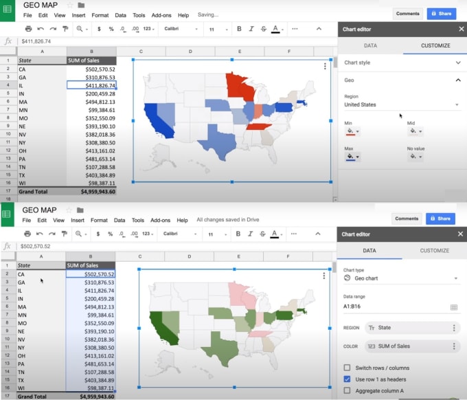 make live gis heat maps from addresses or zip codes