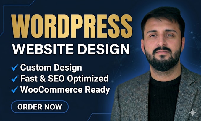 design and develop a responsive wordpress website