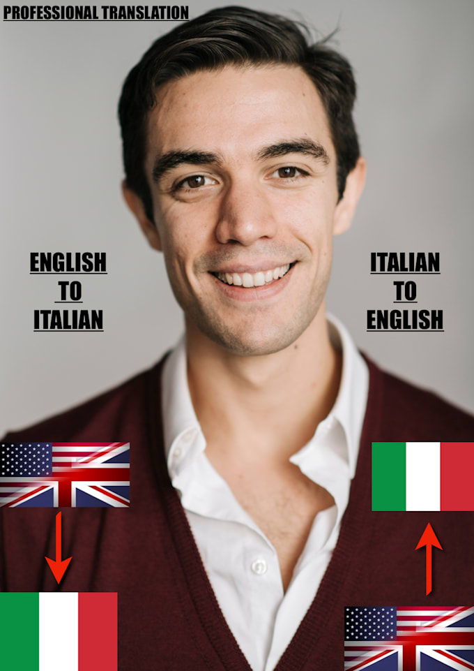 Expertly translate english to italian and italian to english by Gabrielegreggio Fiverr