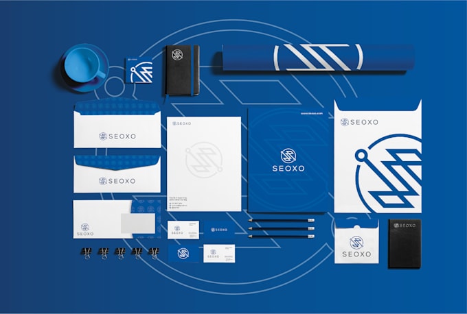 design professional brand style guide or brand book design