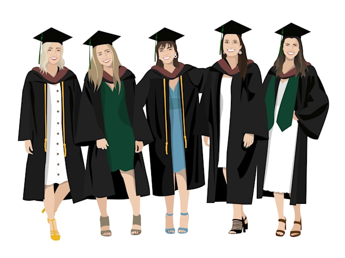 make you a graduation illustration