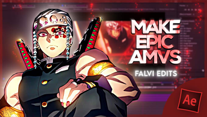 make a fully synced professional amv edit for you
