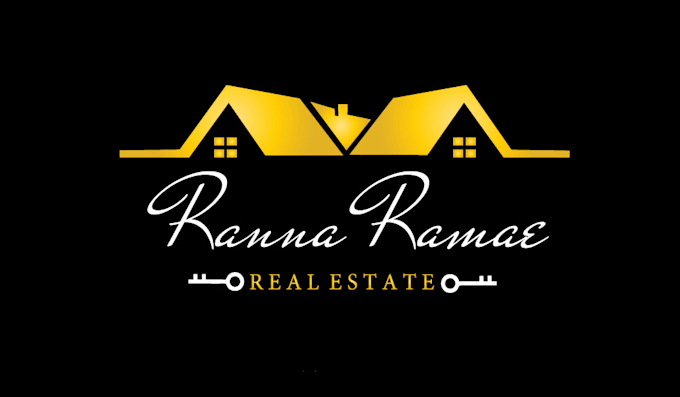 design real estate or roofing logo