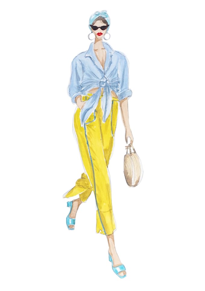Create beautiful fashion illustrations by Mylinhluu | Fiverr