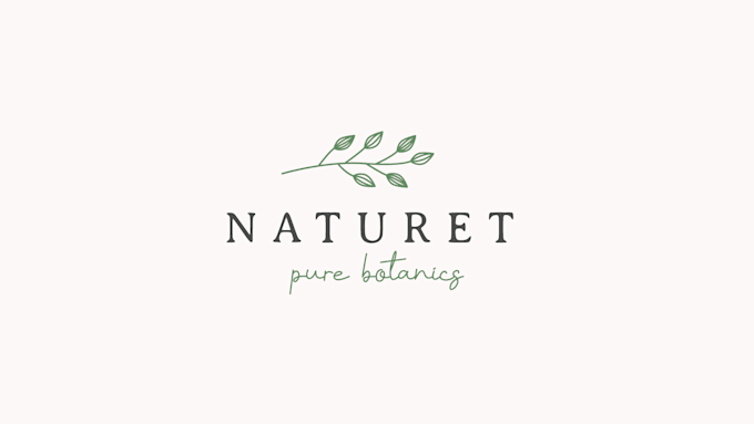 design botanical hand drawn logo