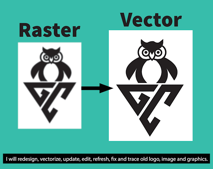 vectorize, update, edit, refresh, fix and trace your logo