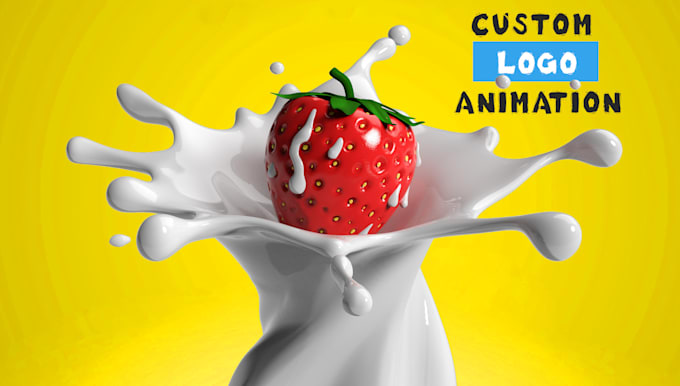 create a custom 4k motion graphics animated logo intro
