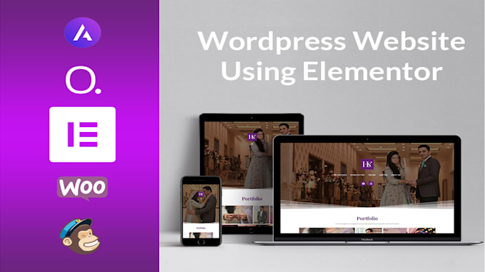 design responsive wordpress website using elementor