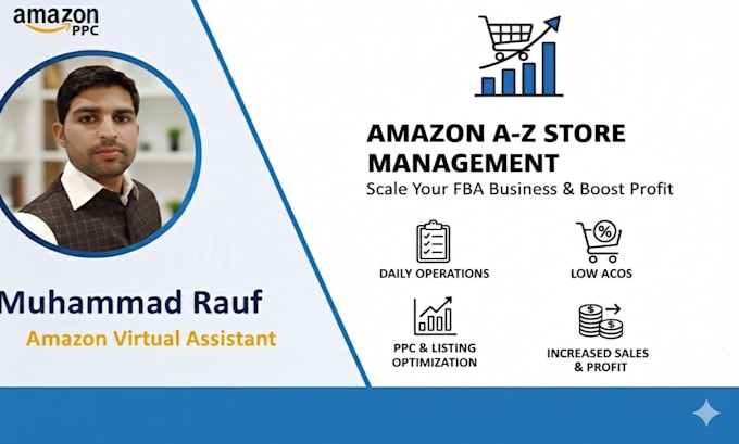 be your amazon fba virtual assistant for full a to z store management