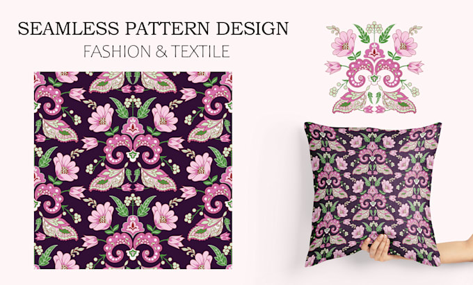 design seamless vector patterns for textile