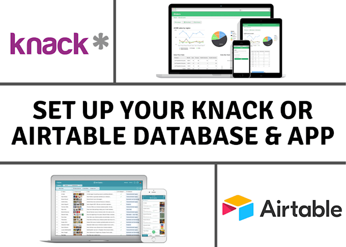 Set up your knack or airtable database app by Sydiee | Fiverr