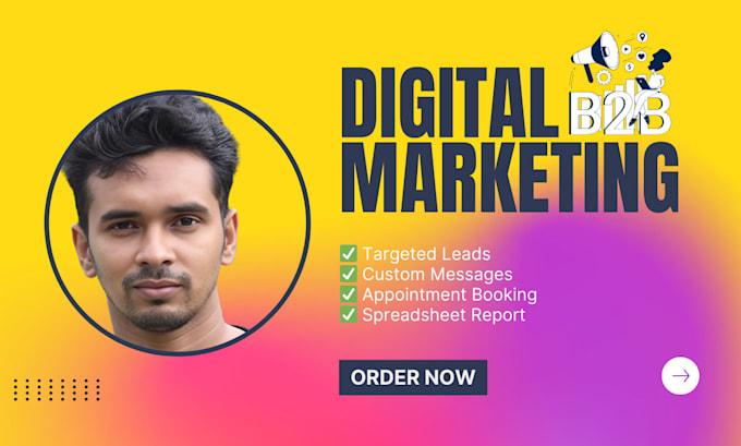 build b2b lead list linkedin cold outreach
