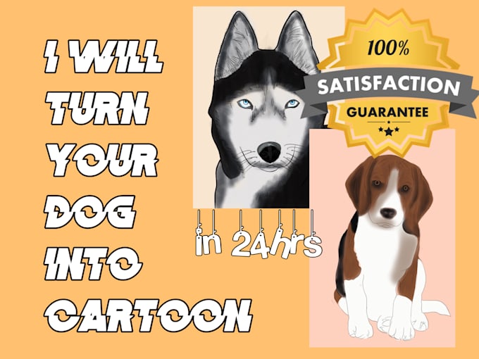 Draw your favorite pet into cartoon by Vectorartist_ Fiverr