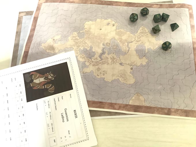 do a custom rpg map for you