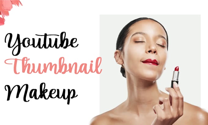 design stunning makeup thumbnails on youtube