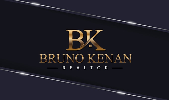 design luxury real estate logo and modern realtor branding