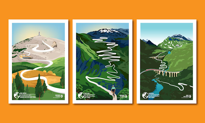 draw a poster of any size print ready or digital