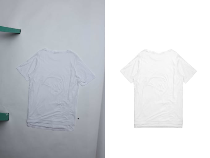 do ecommerce model, garment flatshot retouching