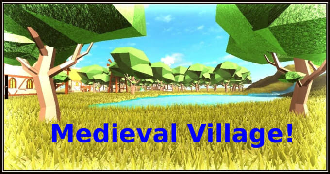 Build A Detailed Medieval Build On Roblox Studio By Cloud 101 - roblox village names