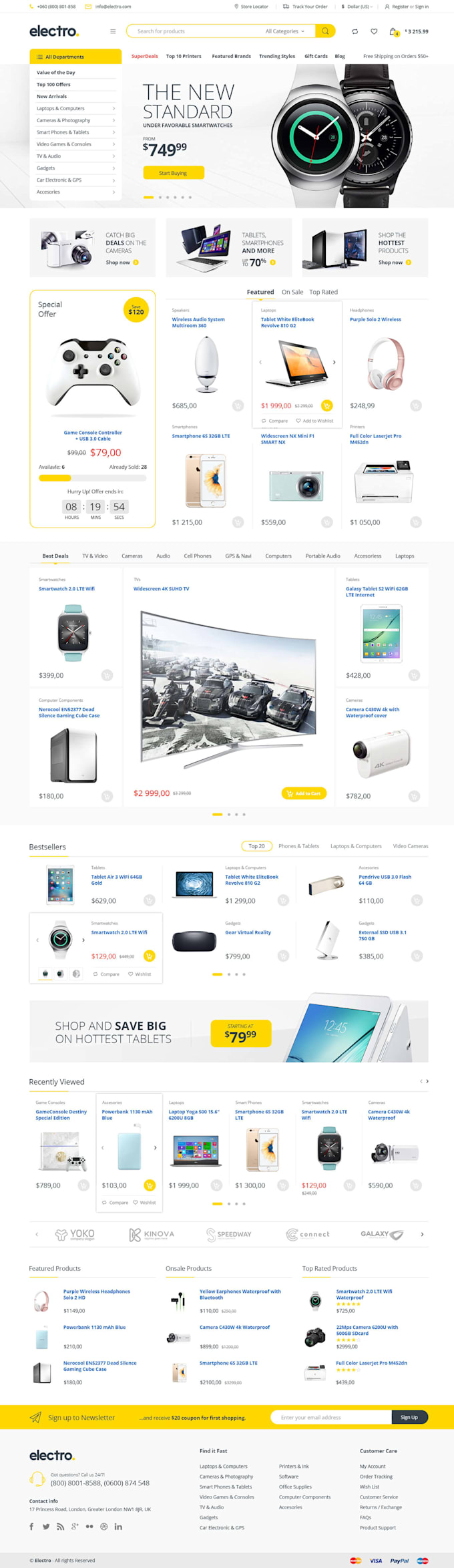 developed and design an ecommerce site